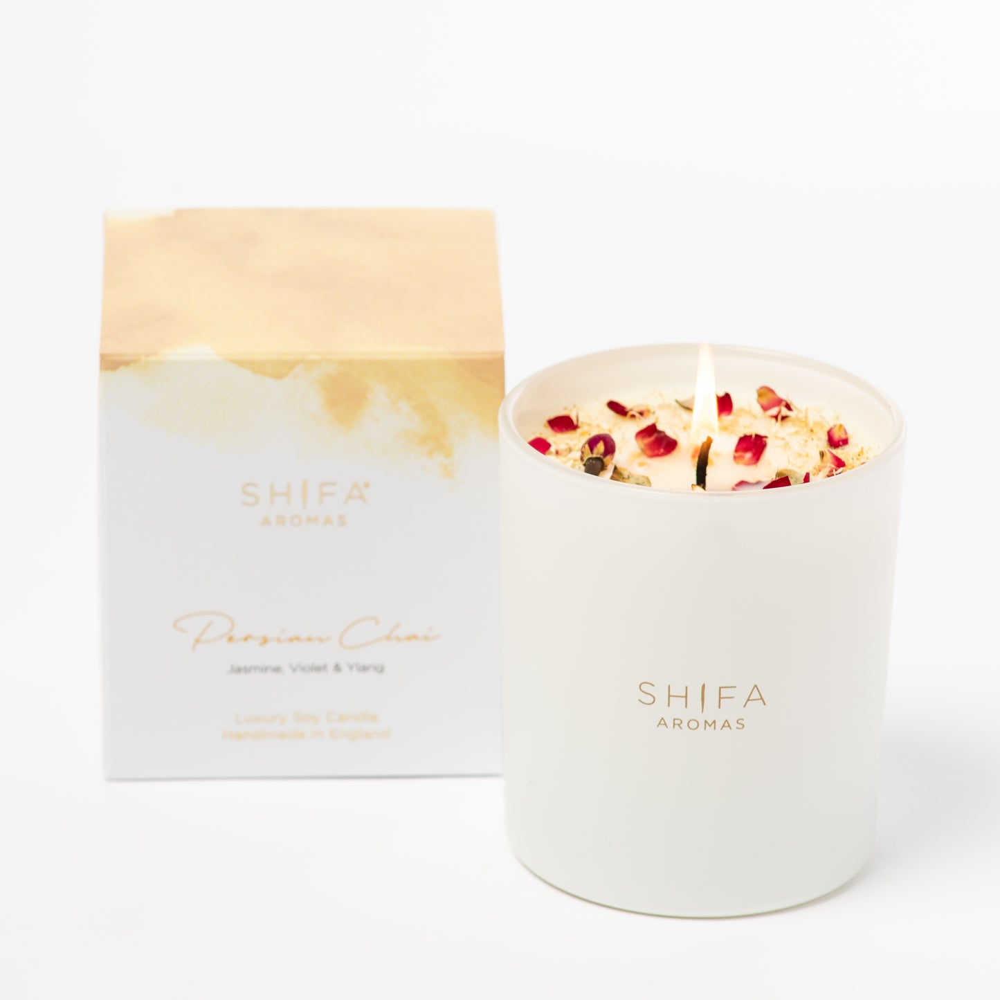 Shifa Aromas Luxury Glass Candles