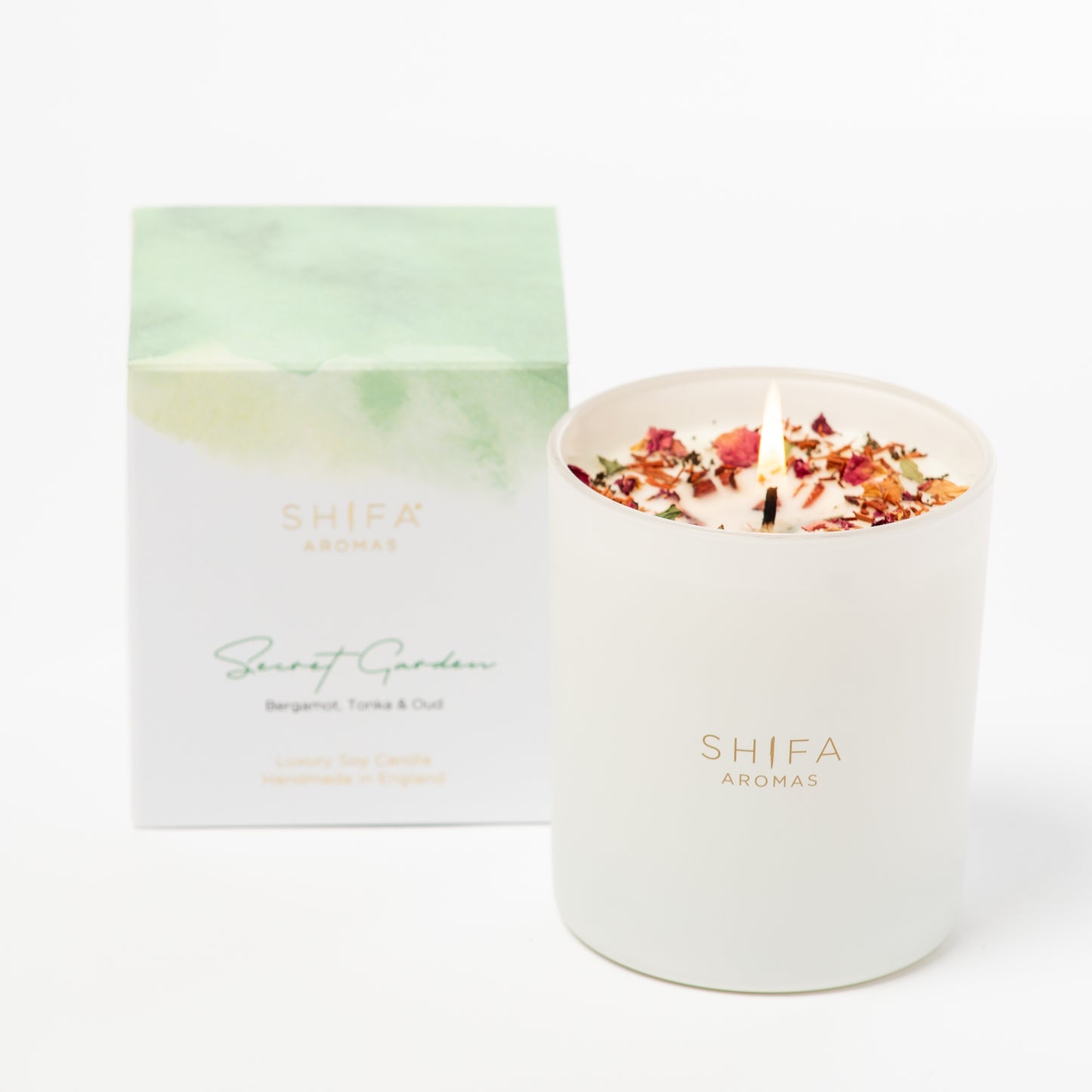 Shifa Aromas Luxury Glass Candles