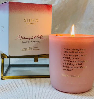 Limited Ed. Midnight Rose Poetic Soy Candle